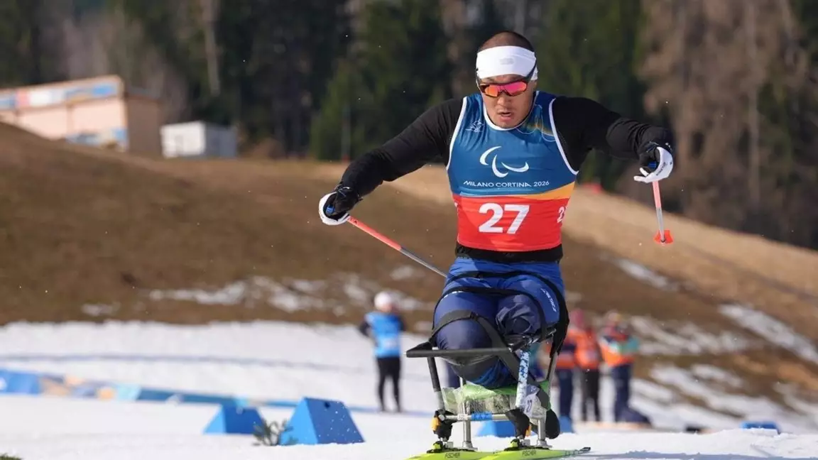 Ербол Хамитов Паралимпиада чемпионы атанды