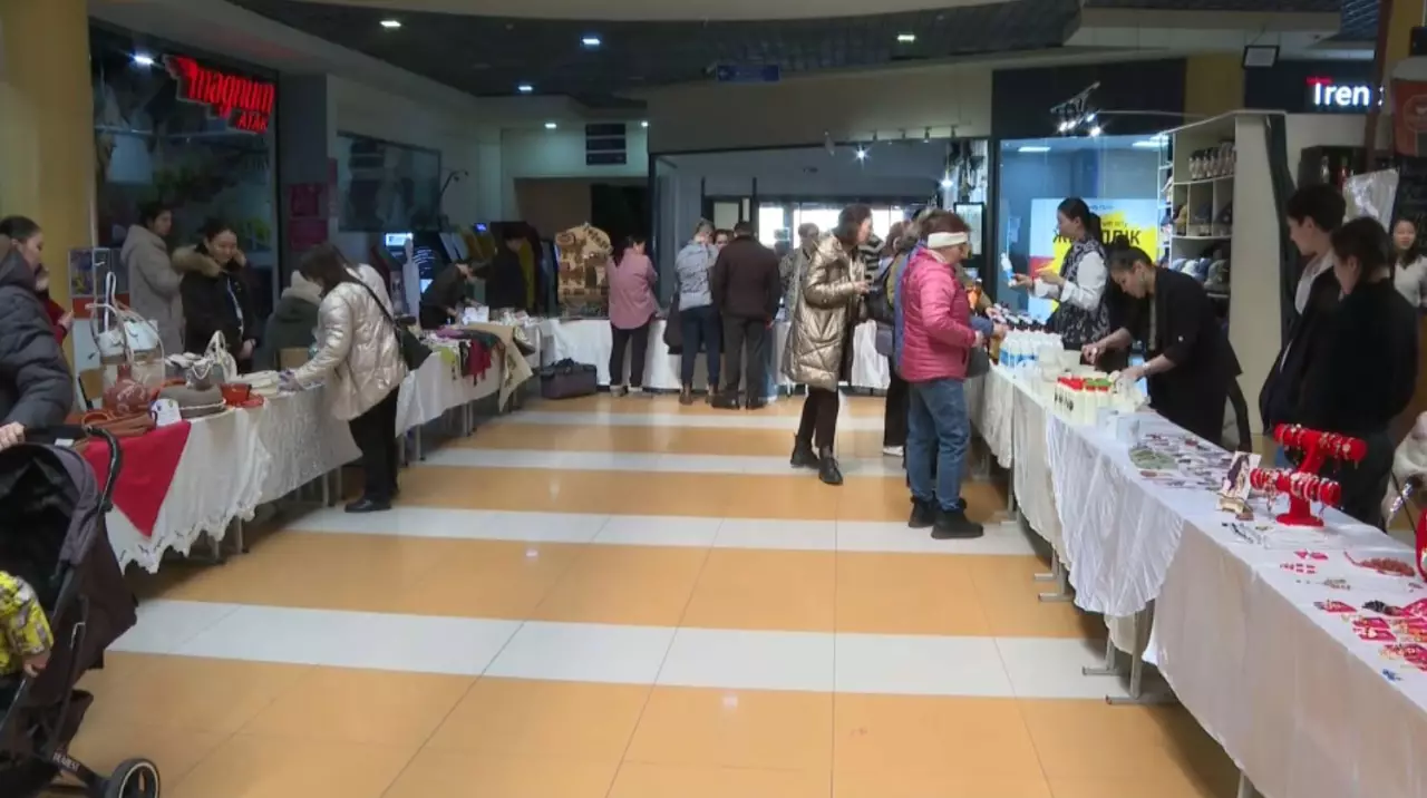 Талдықорғанда қолөнер бұйымдарының жәрмеңкесі өтті