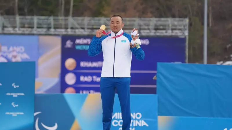 Ербол Мырзабосынов Паралимпиада чемпионы Ербол Хамитовты құттықтады