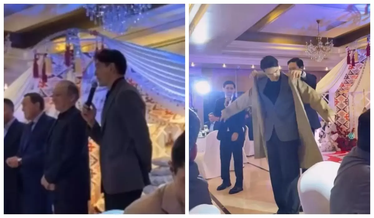 Танымал әзілкеш Нұрлан Сабыров Астанадағы тойда бой көрсетті (видео)