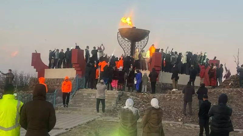 Амал мерекесі: Маңғыстау азаматтары «Бірлік отын» жағып, елге береке-ынтымақ тіледі