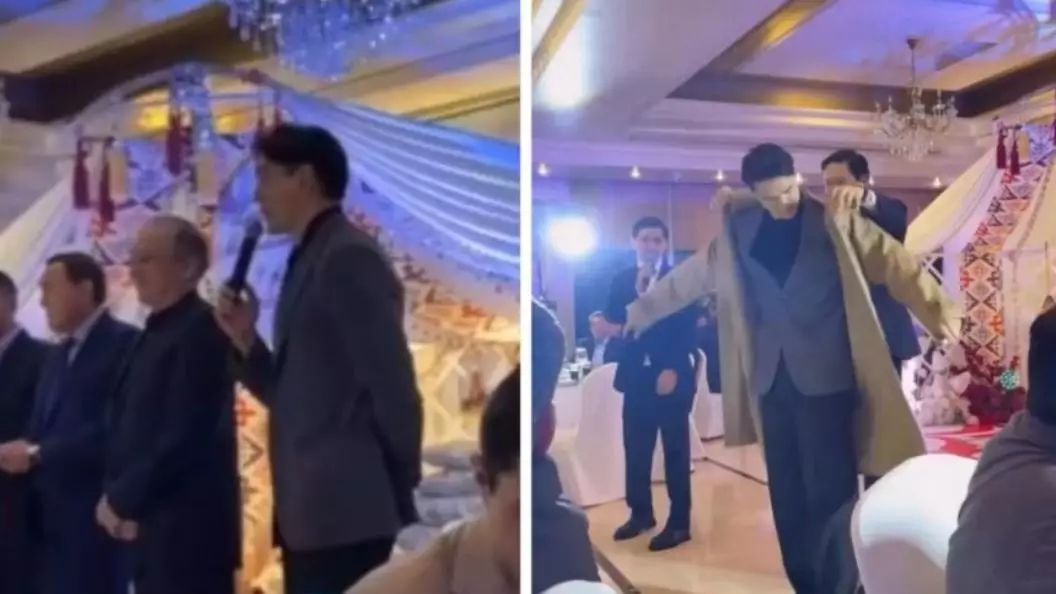 Нұрлан Сабыров бұрынғы министрмен бірге тойда көзге түсті (ВИДЕО)
