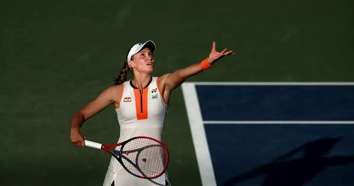   Елена Рыбакина теннистен АҚШ-тағы турнирдің финалында бақ сынайды   