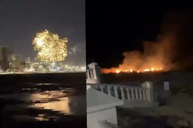 Ақтауда отшашудың арты өртке ұласты