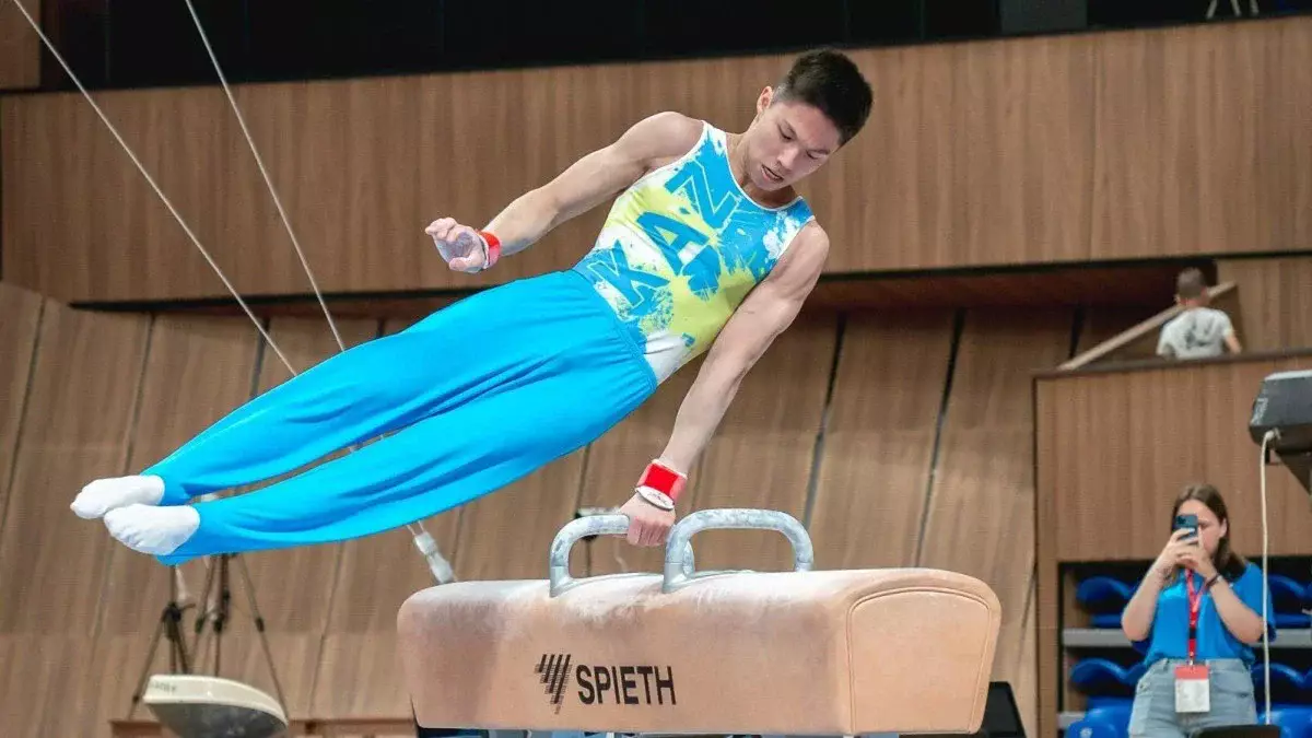 Спорттық гимнастика: Зейнолла Ыдырысов Әлем кубогы кезеңінде күміс медальға ие болды