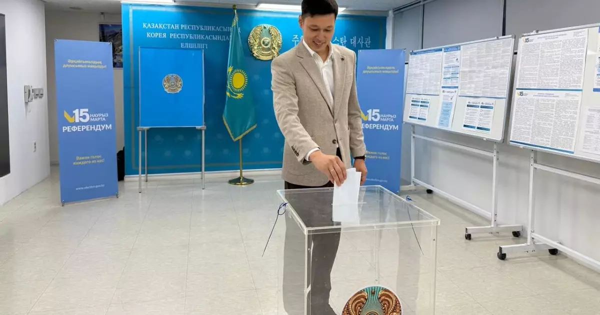  Ұлттық мәселелерде әр азаматтың дауысы маңызды — Сеулдегі отандасымыз Ернар Сарсенбаев 