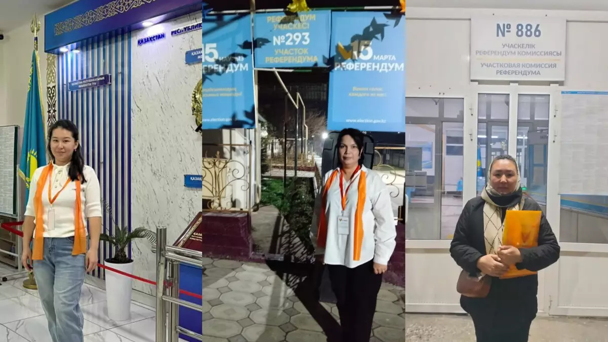 Наблюдатели фонда «Ел Дауысы» первыми прибыли на участки по всей стране