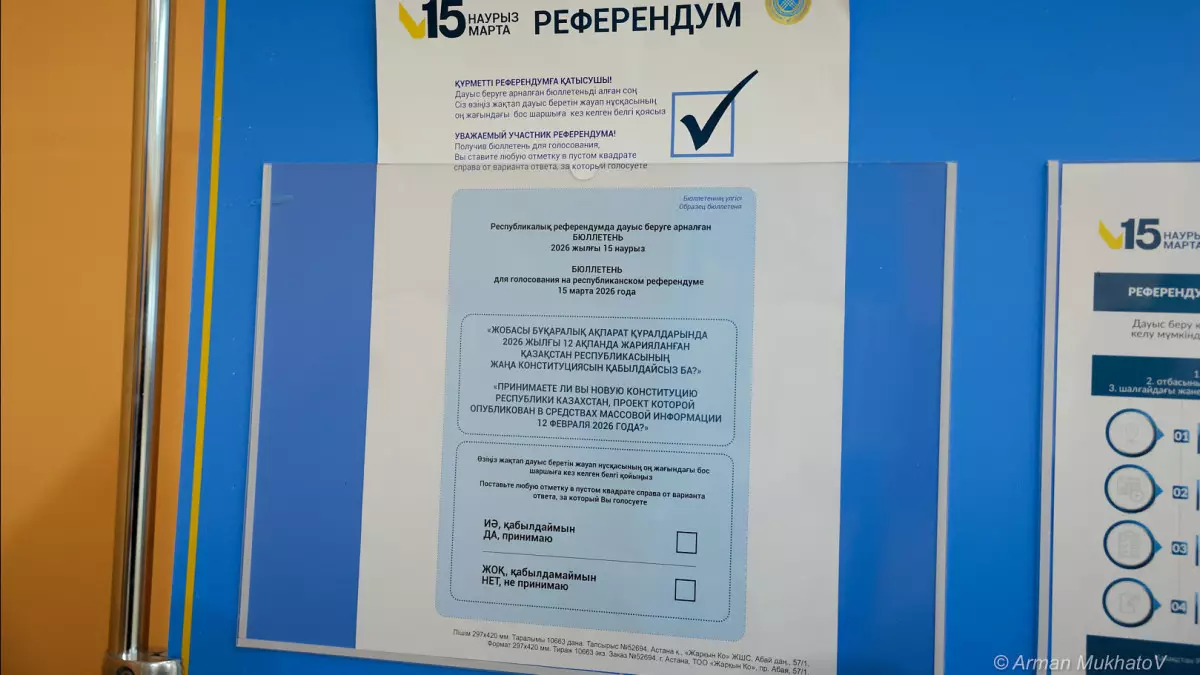 ТМД Парламентаралық Ассамблеясының 58 бақылаушысы референдумды қадағалап отыр