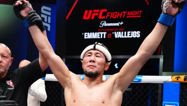 Боец из Кыргызстана одержал третью подряд победу в UFC