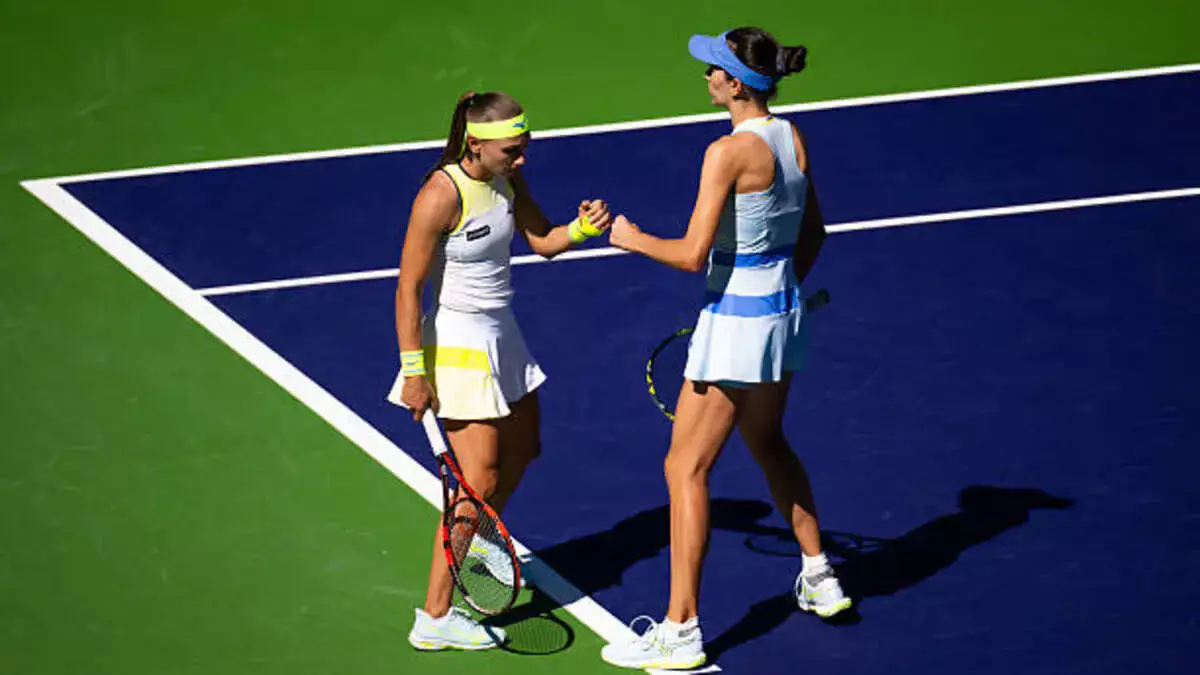 Анна Данилина поднялась на четвертое место в парном рейтинге WTA