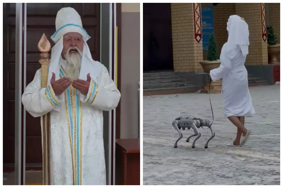 Халат киген қыз, Қыдыр ата: Дауыс беруге ерекше киінгендер көптің назарын аудартты