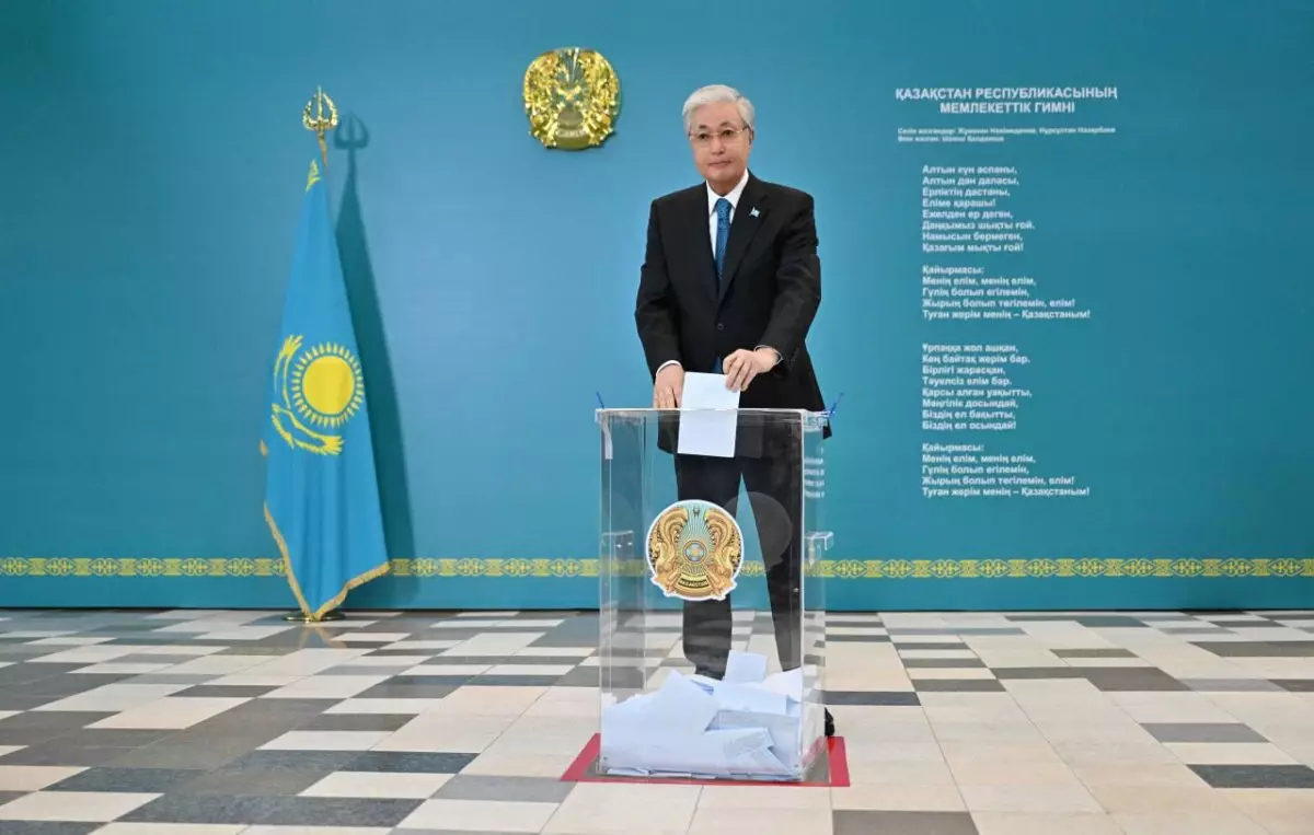 Тоқаев республикалық референдумда дауыс берді