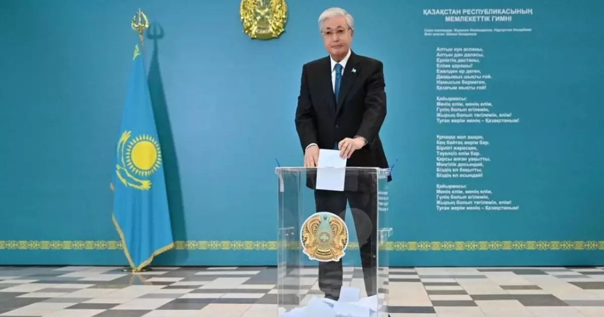  Қасым-Жомарт Тоқаев референдумда дауыс берді 