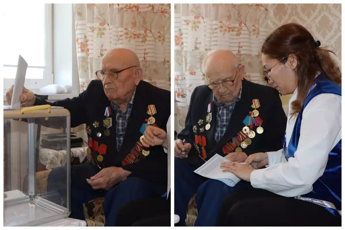 Ғасырдан асқан ардагер өз таңдауын жасады