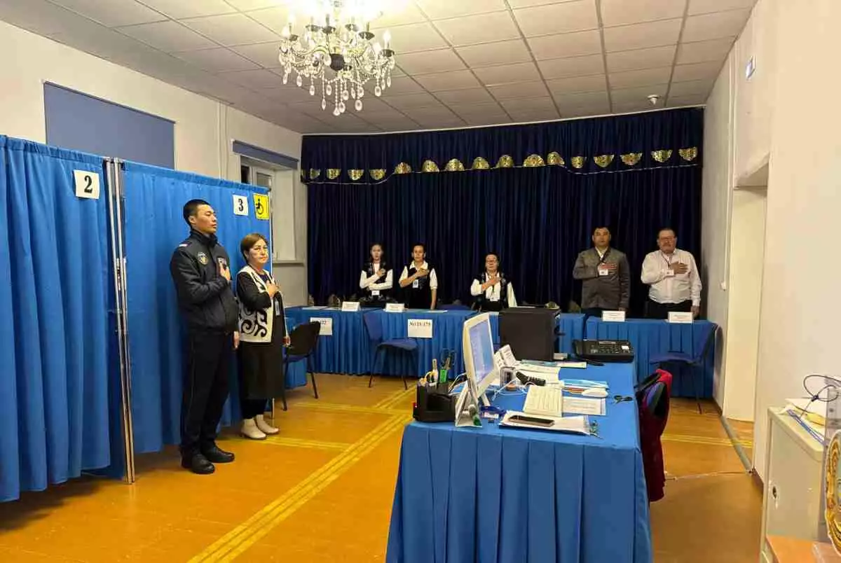 Ішімдіктен бас тартқан Құрылыс ауылы референдумға 100 пайыз қатысты