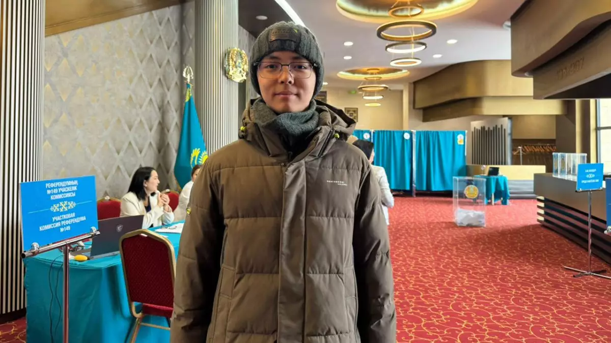 «Алғаш рет дауыс беріп, сыйлық алдым»: жас сайлаушының әсері