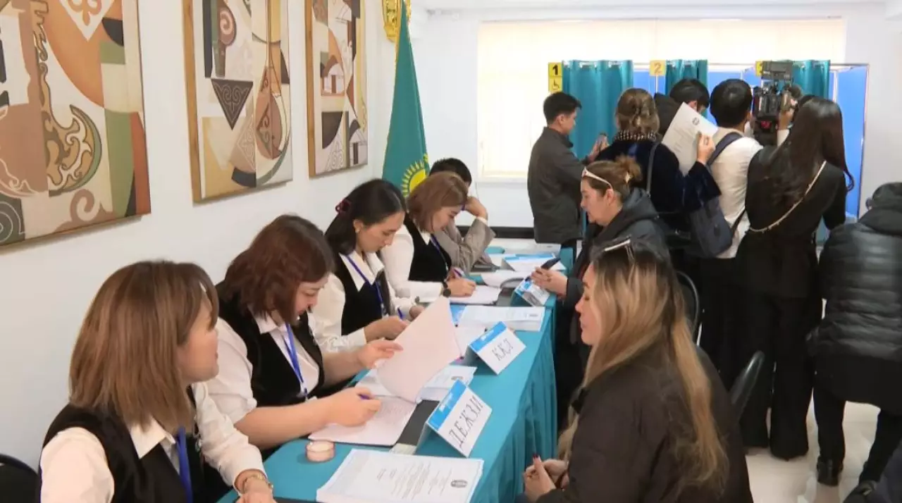 Как проходит голосование в Конаеве. LIVE