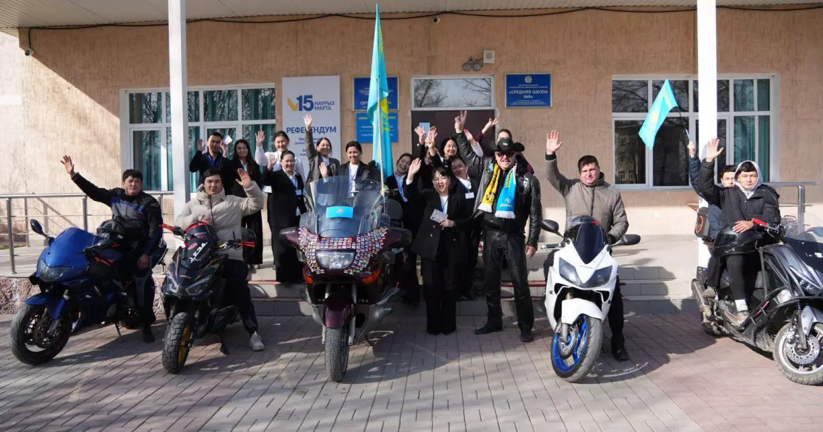  Алматы облысында 8 байкер сайлау учаскесіне бірге барып дауыс берді 