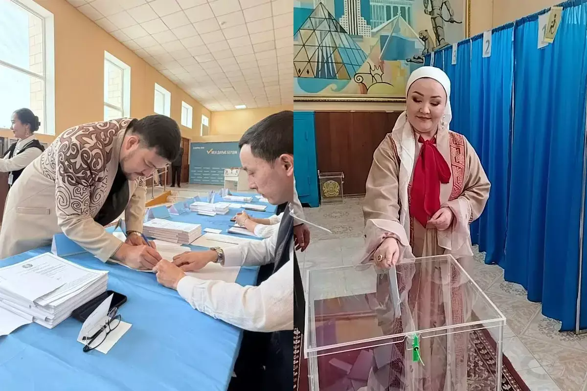 Мангистауские носители традиционного искусства активно участвуют в референдуме - новости на Lada.kz 15.03.2026