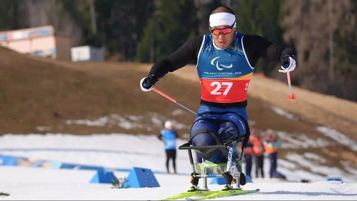 Ербол Хамитов Паралимпиада-2026-дағы соңғы жарыста жетінші орын алды