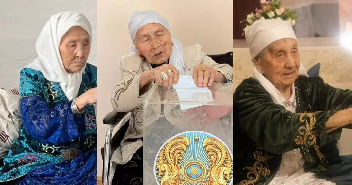   Атырау облысында ғасыр жасаған аналар референдумда дауыс берді   