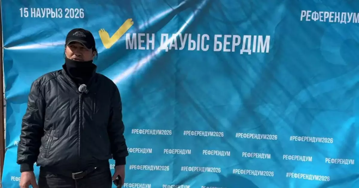  “Тау адамы”: Түркістан облысында тауда жалғыз өзі өмір сүретін тұрғын дауыс беруге барды 