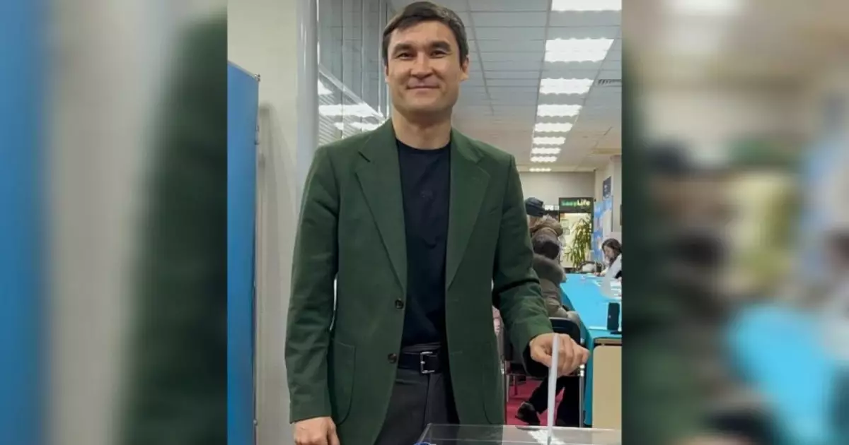  Серік Сәпиев референдумда дауыс берді 