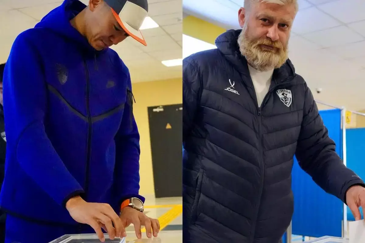 Коллектив футбольного клуба «Каспий» принял участие в референдуме - новости на Lada.kz 15.03.2026