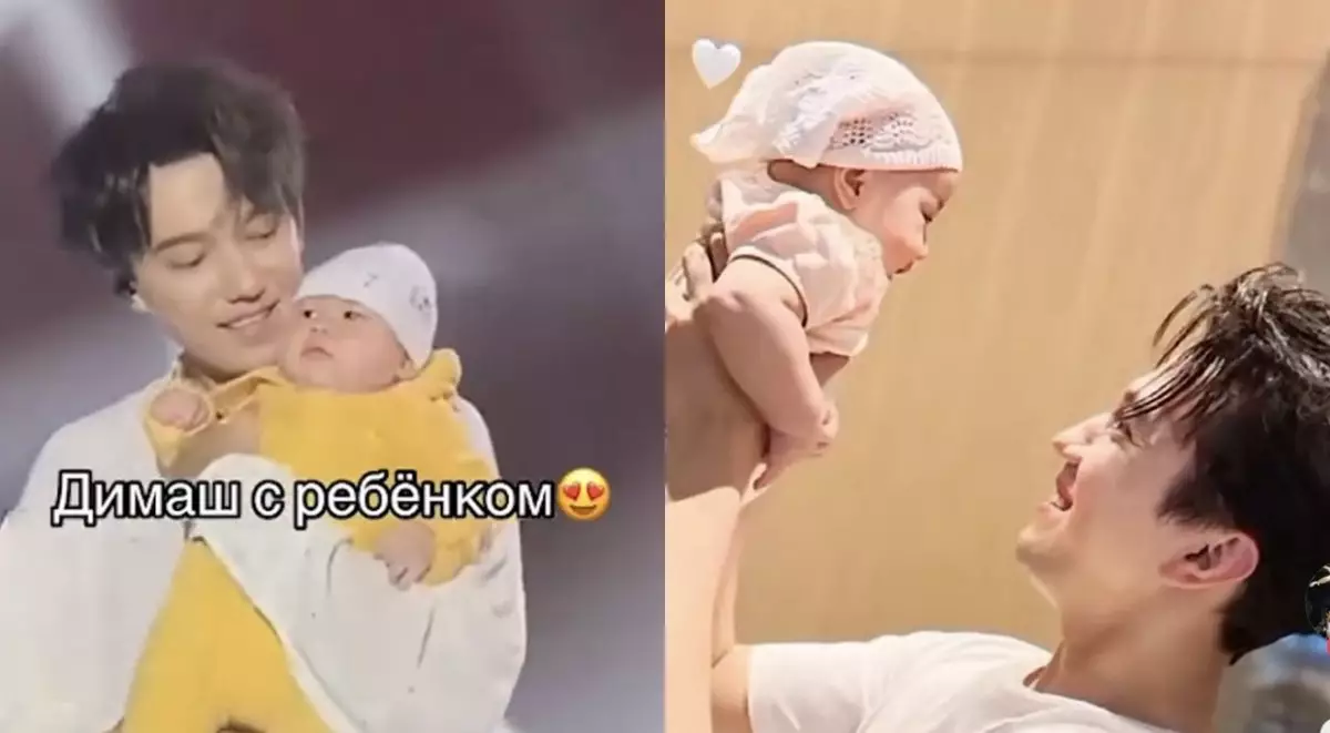 «Үйленіп алған сияқты»: Димаштың сәбимен түскен видеосы хит болды (ВИДЕО)