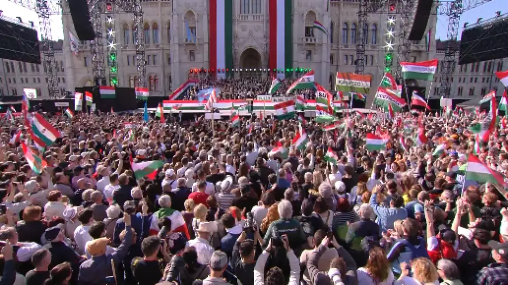 В Венгрии прошли предвыборные митинги кандидатов на пост премьера