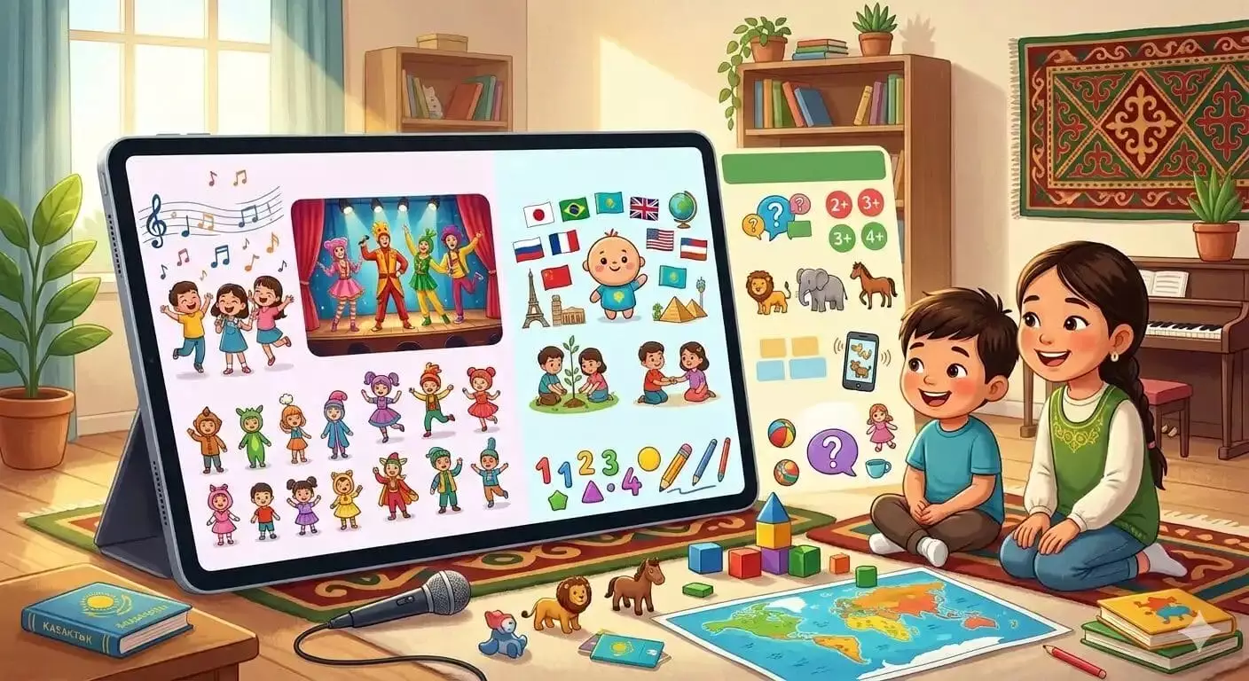 Балаға қазақша контент ұсынатын Топ-3 УouTube-арна