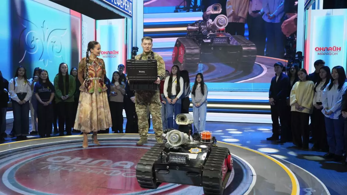 Казахстанские инженеры создали робота-пожарного