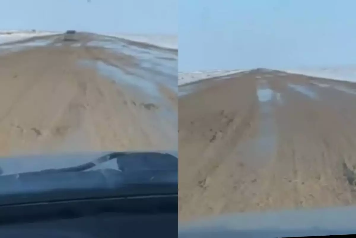 СҚО-дағы сорақы жол: Даут-Талшық жолымен жүру мүмкін болмай қалған