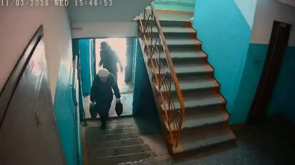 Павлодарда ер адам зейнеткерді тонамақ болған: видео