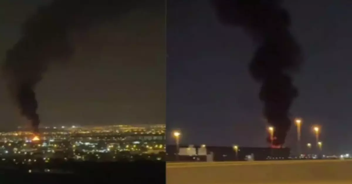  Дубай әуежайы аймағында дрон шабуылынан соң өрт шықты 