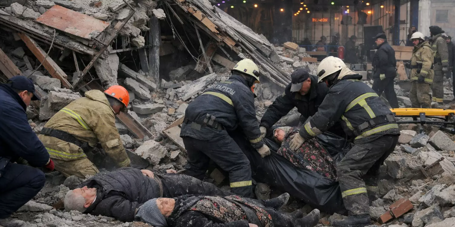 Абай облысында кафенің қабырғасы құлап, ерлі-зайыпты қаза тапты