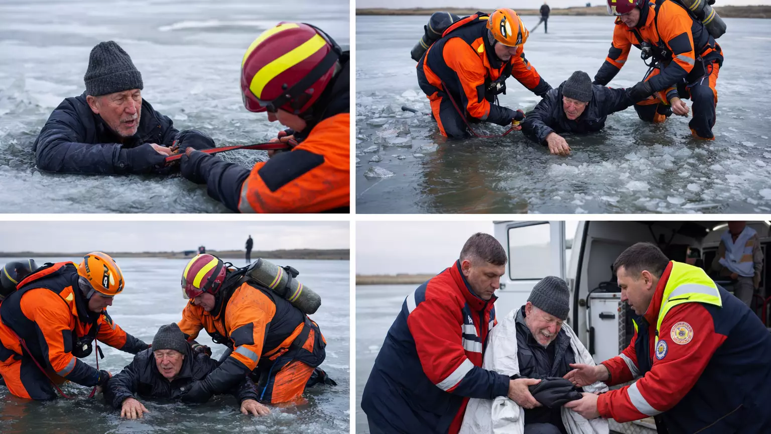 Құлсарыда мұз жарылып, зейнеткер суға түсіп кетті