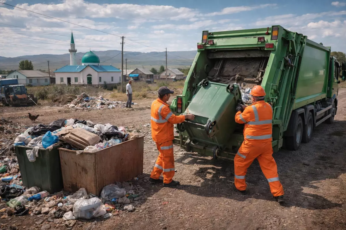 В Казахстане хотят улучшить вывоз мусора в селах
