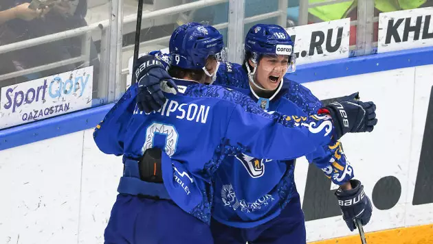 Восемь шайб было заброшено в последнем домашнем матче "Барыса" в сезоне