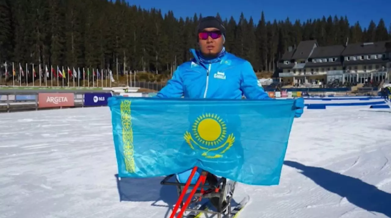 Триумфатор Паралимпиады Ербол Хамитов вернулся в Казахстан