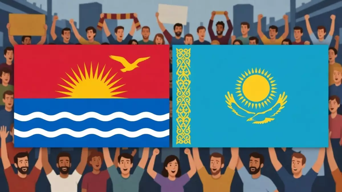 Флаг Казахстана признали самым красивым в мире