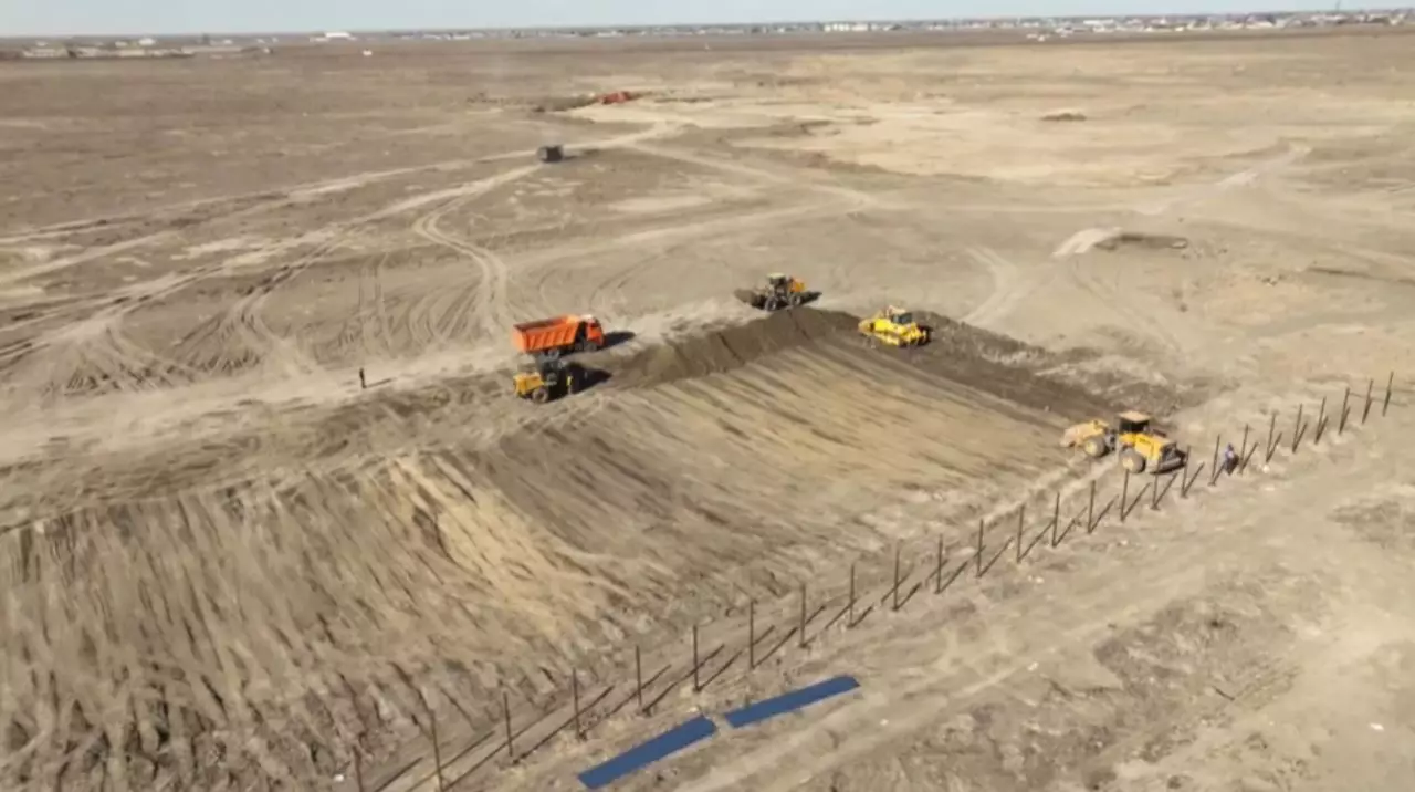 Атырауда 12 мың көрерменге арналған стадион құрылысы басталды