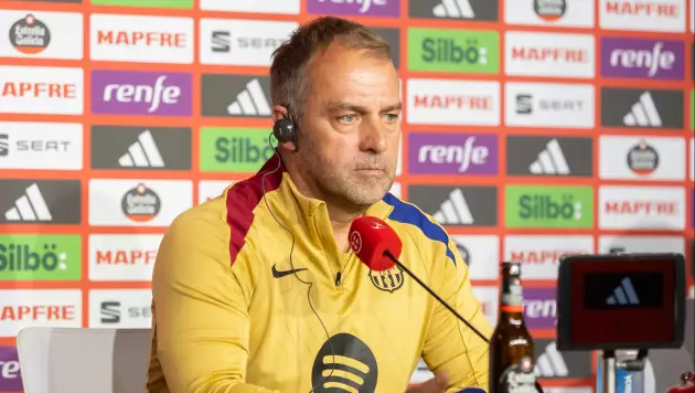 Флик остаётся? Лапорта сделал громкое заявление о будущем тренера "Барселоны"