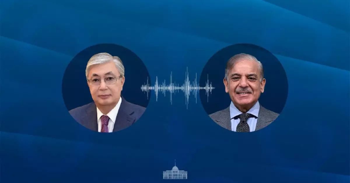   Мемлекет басшысы Пәкістан Премьер-министрімен сөйлесті   