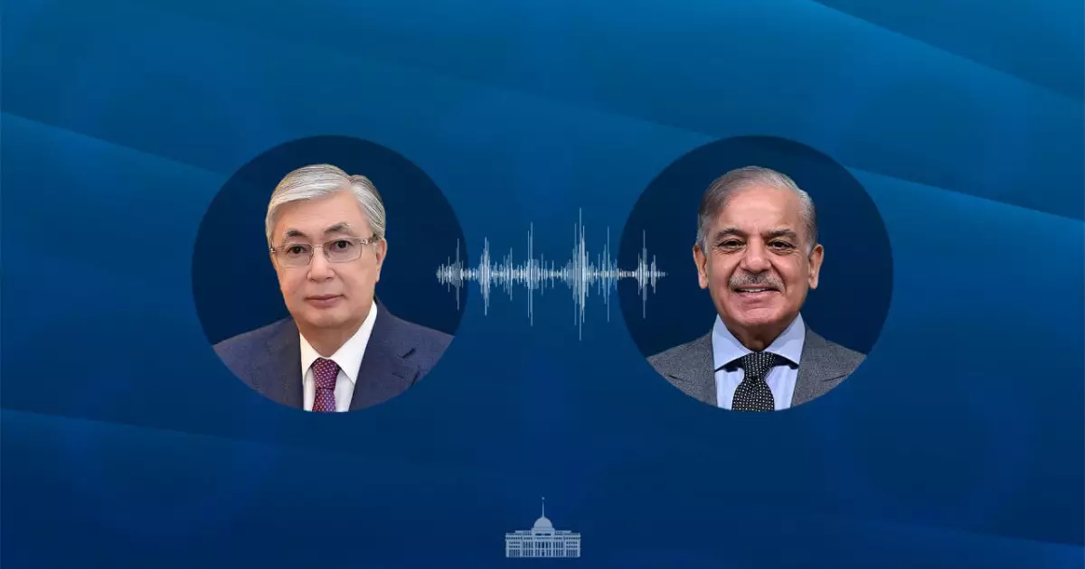  Мемлекет басшысы Пәкістан Премьер-министрімен телефон арқылы сөйлесті 