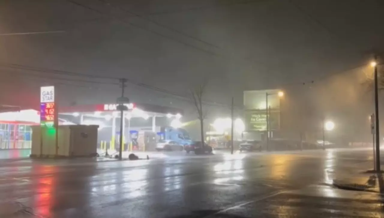 Шторм обрушился на восток США