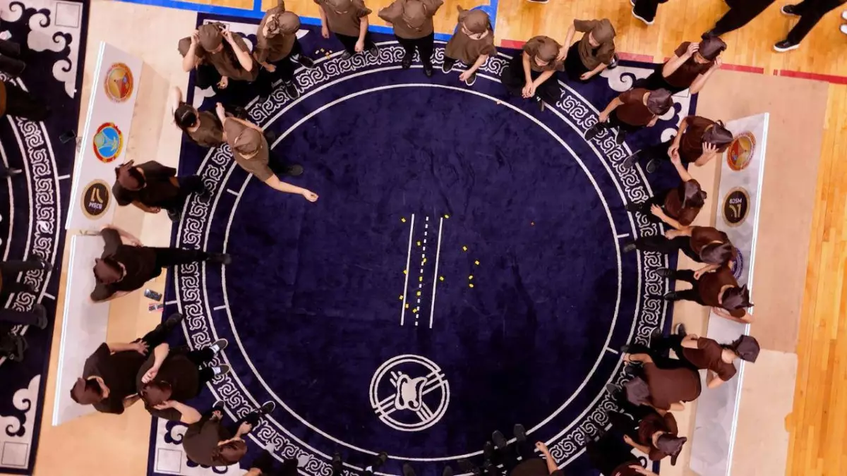 Рекордный флешмоб: дети всей Астаны играют в асык одновременно