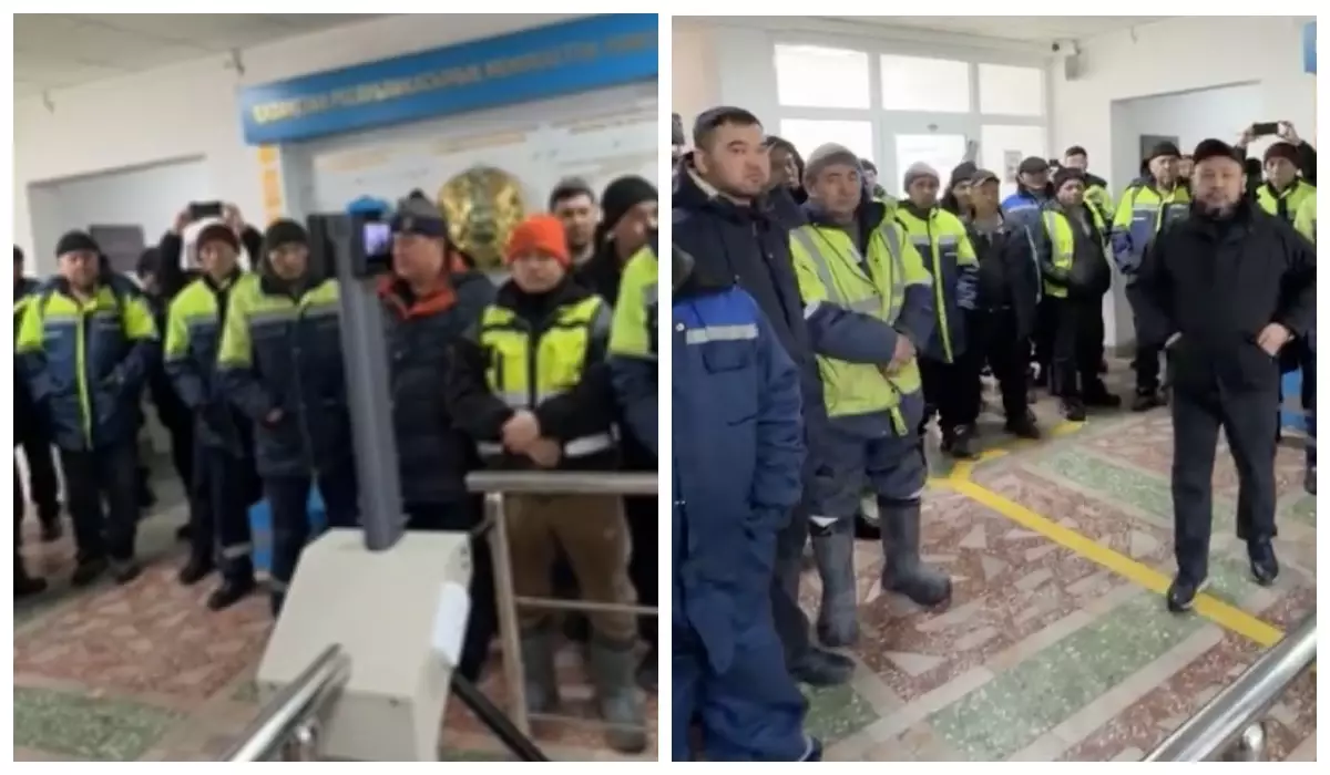 Астанада коммуналдық қызметкерлер жалақыны көтеруді талап етіп, ереуілге шықты