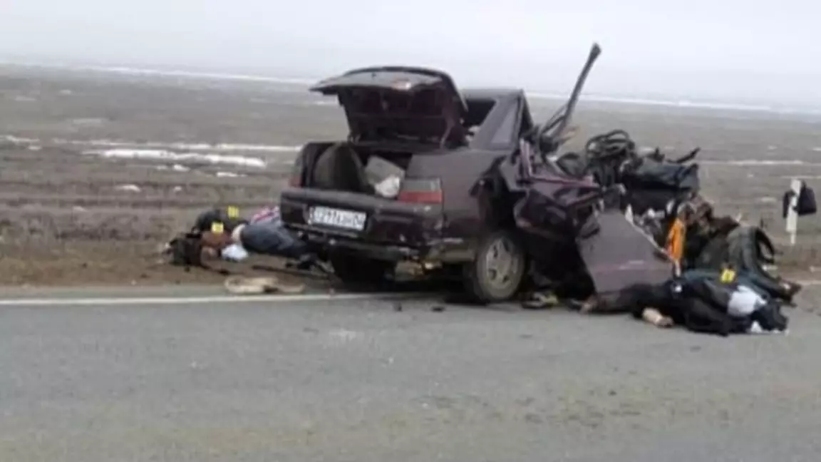 Ақтөбеде жантүршігерлік жол апаты: 5 адам қаза тапты