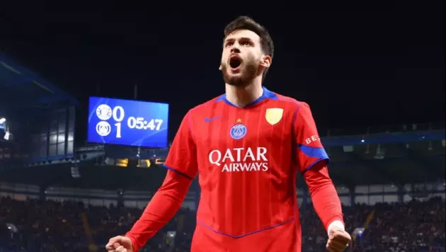 ПСЖ разнёс "Челси" с голом Кварацхелии и прошёл в 1/4 финала ЛЧ